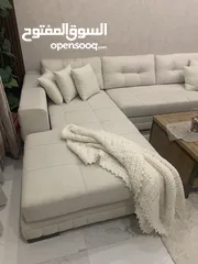  3 طقم كنب حرف L استعمال مناسبات فقط