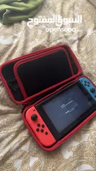  5 جهاز Nintendo switch استعمال بنت بحالة ممتازة مع pro controller واكسسوارات