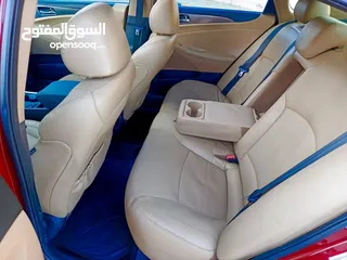  5 هيونداي سوناتا موديل 2012 بحالة ممتازه فل كامل أعلى صنف بانوراما فحص كامل