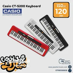 10 افخم تشكيله بيانو ماركه CASIO من موزع كاسيو بالاردن جواهر موسيقى