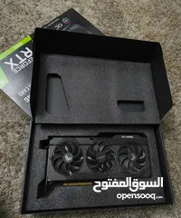  8 RTX Asus tuf gaming OC 3 fan   كرت بحالة الوكالة أن شاءالله ربي يطرح البركة لصاحب النصيب