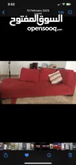 2 بوفيه مودرين لون ابيض صناعه المانيا + كنب كورنر