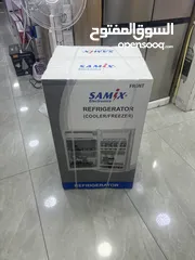  6 ثلاجه مكتب سامكس لون سلفر 91ليتر ولون ابيض حرق لليوم فقط