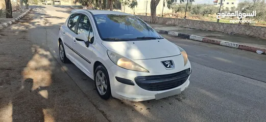  9 بيجو 207 مش 206موديل 2008-اتومتيك -ماتور 1600اصل برايفت  فحص الف وسعر محرقة كاش نظيفة من الاخر