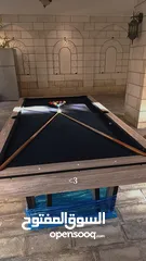  2 طاوله بلياردو امريكيه HADDAR بتصميم فخم بالون اسود