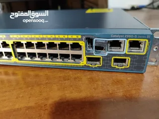  3 موزع شبكة 48 منفذ Cisco 2960 switch