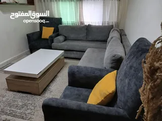  2 كنب كورنر لون رمادي