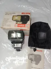  19 فلاش كاميرا Canon. Metz..  40MZ-3i.  الماني اصلي. جديد بالكرتونة