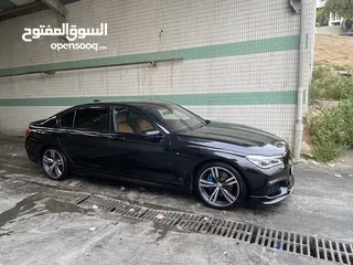  15 BMW 740i M package fully loaded (Black edition) وارد الوكالة بنزين مميزه