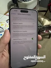  14 آيفون 14 برو ماكس بحالة وكاله مع شحن وكرتون مساحة 128 جيجا  بطارية 85٪؜ استعمال سنتين فقط وارد كندي