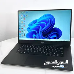  1 للمهندسين و المصممين Dell XPS15  I7 9th gen مع كرت شاشة Nvidia Quadro T2000 4 GB