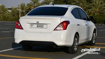  4 Rent a Car NISSAN - Sunny - 2020 - White-   Sedan