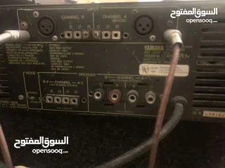  12 جهاز امبليفير نوع ياماها ياباني اصلي Ymaha P 1500