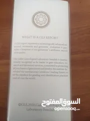  3 خاتم فضه رجالي 925 حجر الموزنايت الطبيعي أعلى جوده لنفس الحجر مع شهاده مخبرية GLS  وزن الحجر 2 قيراط