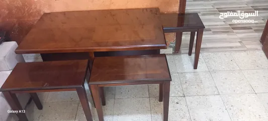  3 طاولات وسط وكرسي مكتب ايكيا