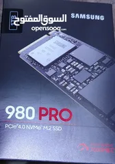  1 Samsung 980pro SSD nvme PCIe m-key.   هارد ديسك اس اس دى سامسونج