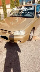  10 هيونداي أكسنت لون ذهبي مميز موديل فيرنا