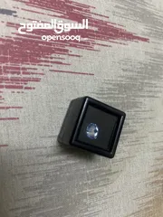  2 حجر ميزونايت الماس 1 قيراط مع شهادة