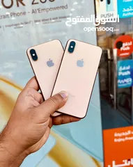  1 عرض خااص : iPhone xs 64gb هواتف بحالة الوكالة  بدون اي شموخ أو مشاكل مع ضمان و بأقل سعر لا يفوتك