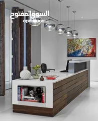  15 office  table - كونتر - مكتب - طاولة - استقبال