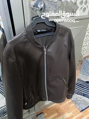  1 جاكيت جلد Zara original / size L