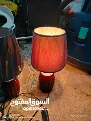  3 تيبل لامب عدد2 للبيع كماهوابصور.بدون المبات الزرقاء زرقاء الجديده البتراوي بقرب من فندق الجوابره