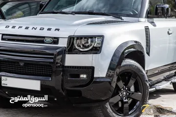  9 Land Rover Defender 2024 Hse  Black Edition Plug in hybrid   السيارة وارد و كفالة الشركة
