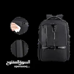  2 شنته لابتوب كبيره أسود وسكني بجيوب متعدده وواسعه مقاومه للماء-S-120C-15.6-16 Laptop backpack bag
