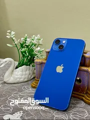  1 أيفون 13 بطارية 91% بحاله الجديد مش مفتوح وكالة