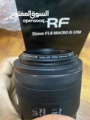  4 العدسة الغنية عن التعريف Rf 35mm F1.8mm + Rode mic