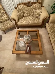  7 طقم كنب غرفة استقبال بحاله ممتازه