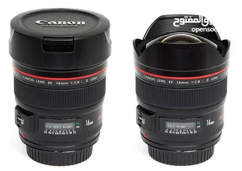  2 Canon EF 14mm f/2.8L II USM Lens