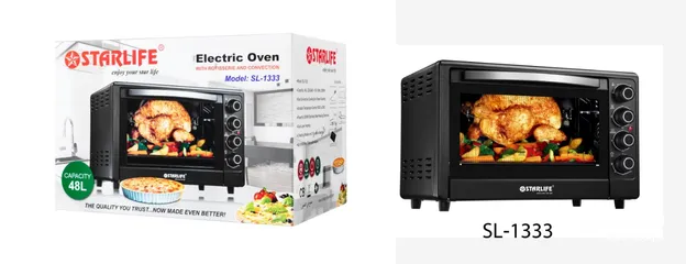  2 STARLIFE ELECTRIC OVEN
