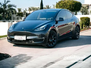  1 AED 2,160 PM  TESLA MODEL Y  Dual Motor Long Range  2022  UNDER WARRANTY  GCC  0% DOWNPAYMENT