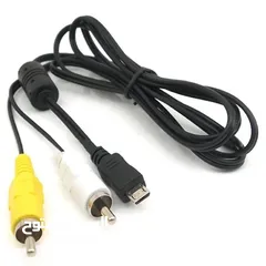 1 micro usb  2rca cable