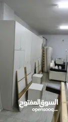  1 غرفة نوم خشبي راقية مميزة بوجود خزانة عشر دفات 6+2