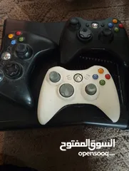  5 اكس بوكس 360 مع ثلاث ايدين شغاله 100%