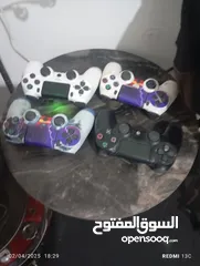  3 بلايستيشن 4 للبيع شغال 100%مع كل وصلاته +4ايدين+سيدي فيفا 2016+سيدي جي تي اي 5