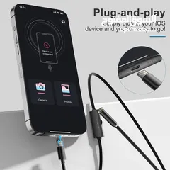  5 Endoscope Camera for iPhone (5M) كاميرا موبايل ايفون للاماكن الصعب الوصول اليها طول 5 متر 