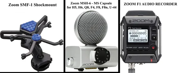  9 للمصورين وصناع المحتوى والستريمر جهاز تسجيل صوت الاحترافي  Zoom F1-LP من الشركة العالمية  Zoom