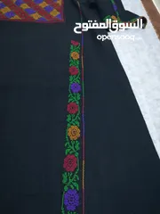  4 ثوب تطريز يدوي للبيع مشغول بالحبه وحرير اصلي