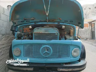  7 قلاب مرسيدس 1513 افطس صندوق حديد خمسة متر للبيع بسعر 5000