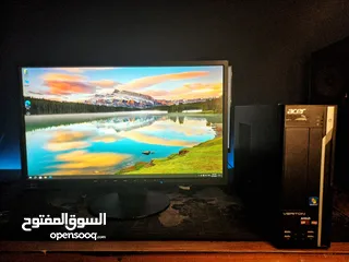  9 PC Acer Desktop & Monitor