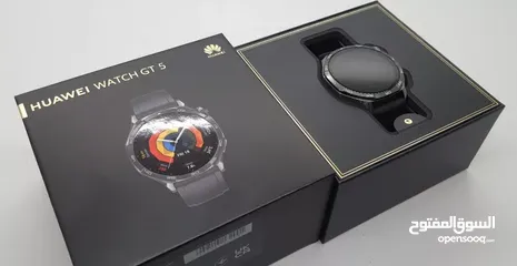  2 Huawei watch gt 5 New / 46 mm  Black