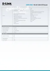 4 D-Link DWR-M961 4G AC1200 LTE Router راوتر بشريحة