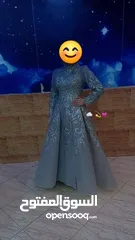  2 فستان للبيع لون سلفر