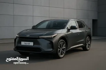  1 توصيل للمطار بسيارة فاخرة ونظيفة – تويوتا BZ4X 2024 كهربائية