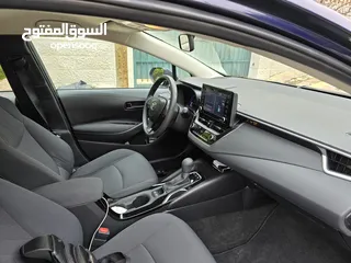  24 تويوتا كورولا 2021 ياباني بطارية ليثيوم قطعت مسافه 30 الف جمرك جديد بسعر مغري جدا