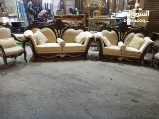  5 طقم كنب مرصع نحاس
