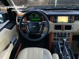 14 رنج روفر موديل 2006 محوّل 2012 Autobiography لون اسود مالك ثاني فل كامل بحال الوكالة للبيع .